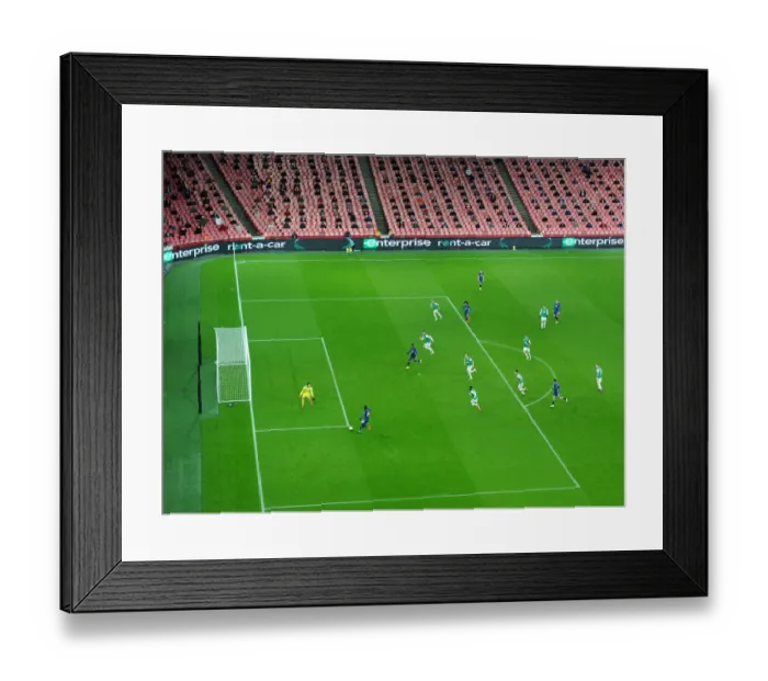 Framed Print : Arsenal vs Rapid Wien: Europa League Clash at Emirates Stadium