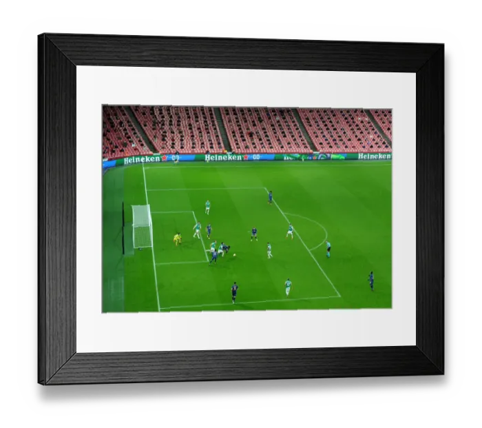 Framed Print : Arsenal vs Rapid Wien: UEFA Europa League Clash at Emirates Stadium