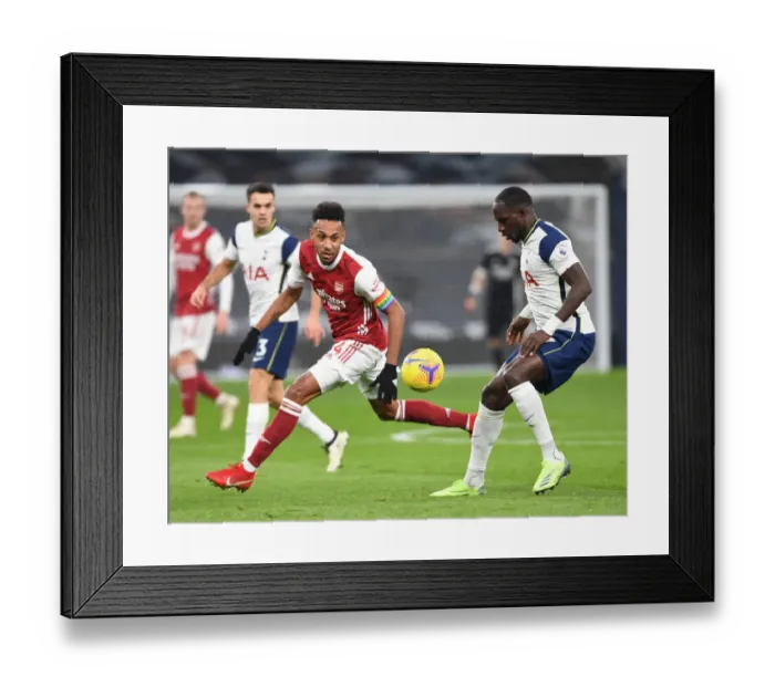 Framed Print : Aubameyang vs. Sissoko: Battle of the London Rivals in the 2020-21 Premier League Framed Print : Aubameyang vs. Sissoko: Battle of the London Rivals in the 2020-21 Premier League