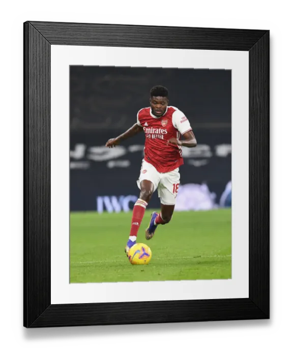 Framed Print : Thomas Partey Shines: Arsenal's Midfield Maestro Steals the Show Amid London Derby Tensions, Premier League 2020-21