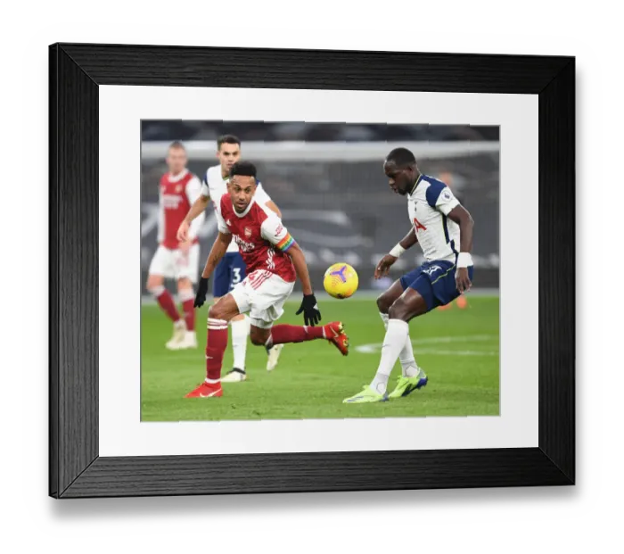 Framed Print : London Rivalry: Aubameyang vs. Sissoko Clash in the Premier League - Arsenal vs. Tottenham (2020-21) Framed Print : London Rivalry: Aubameyang vs. Sissoko Clash in the Premier League - Arsenal vs. Tottenham (2020-21)