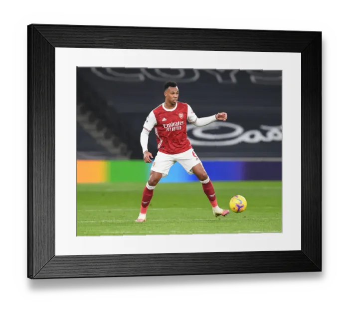 Framed Print : Arsenal's Gabriel in Action: London Premier League Rivalry (2020-21) - Arsenal vs. Tottenham Hotspur Framed Print : Arsenal's Gabriel in Action: London Premier League Rivalry (2020-21) - Arsenal vs. Tottenham Hotspur