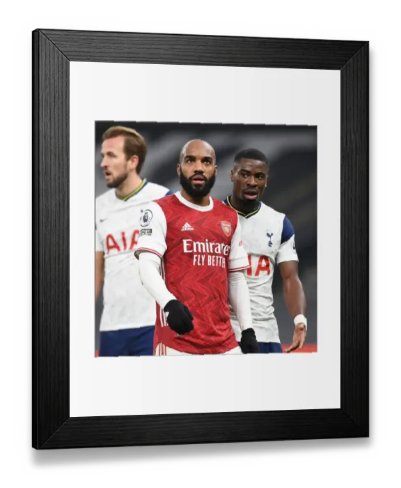 Framed Print : Arsenal's Alex Lacazette in Action against Tottenham Hotspur in the Premier League, London 2020 Framed Print : Arsenal's Alex Lacazette in Action against Tottenham Hotspur in the Premier League, London 2020