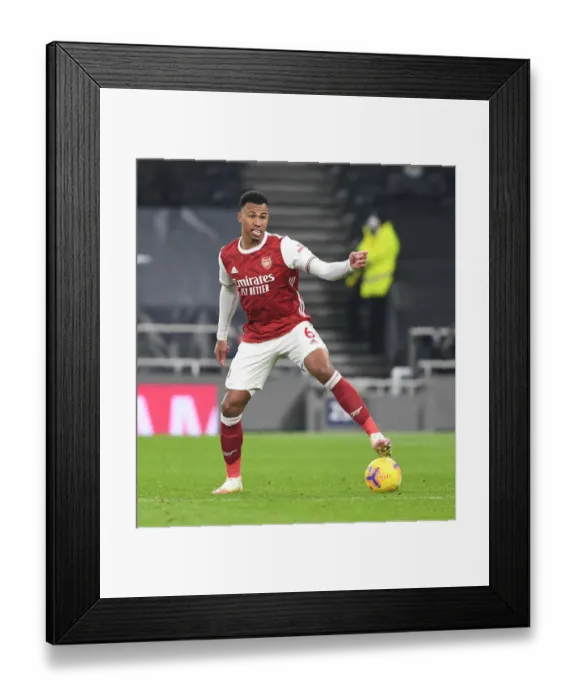 Framed Print : Gabriel in Action: Arsenal vs. Tottenham Hotspur (2020-21 Premier League) Framed Print : Gabriel in Action: Arsenal vs. Tottenham Hotspur (2020-21 Premier League)