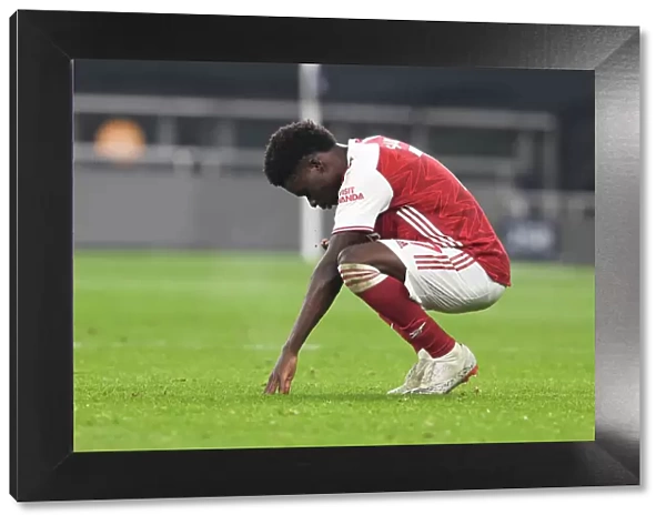 Bukayo Saka in Action: Arsenal vs. Tottenham Hotspur, 2020-21 Premier League - London Derby