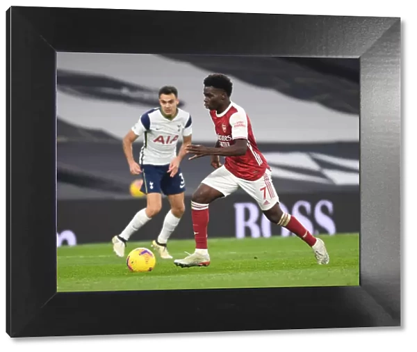 Bukayo Saka in Action: Tottenham vs. Arsenal, Premier League 2020-21