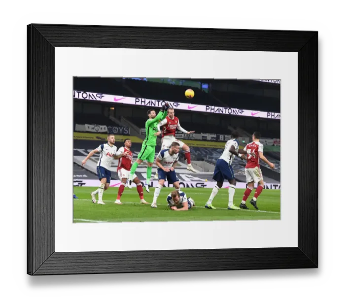 Framed Print : Rivalry Renewed: Holding vs. Lloris in the Battle of North London (Tottenham vs. Arsenal, Premier League 2020-21) Framed Print : Rivalry Renewed: Holding vs. Lloris in the Battle of North London (Tottenham vs. Arsenal, Premier League 2020-21)