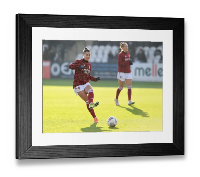 Framed Print : Arsenal Women's Squad Prepares for Birmingham City Match at Meadow Park Framed Print : Arsenal Women's Squad Prepares for Birmingham City Match at Meadow Park