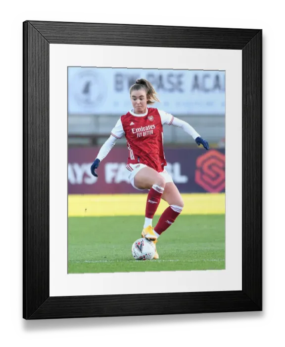 Framed Print : Arsenal's Jill Roord Shines in Action: Arsenal Women vs Birmingham City Women, FA WSL 2020-21
