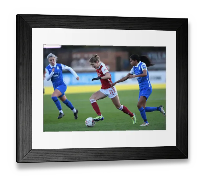 Framed Print : Arsenal's Vivianne Miedema Faces Off Against Birmingham's Destiny Toussaint in FA WSL Clash Framed Print : Arsenal's Vivianne Miedema Faces Off Against Birmingham's Destiny Toussaint in FA WSL Clash