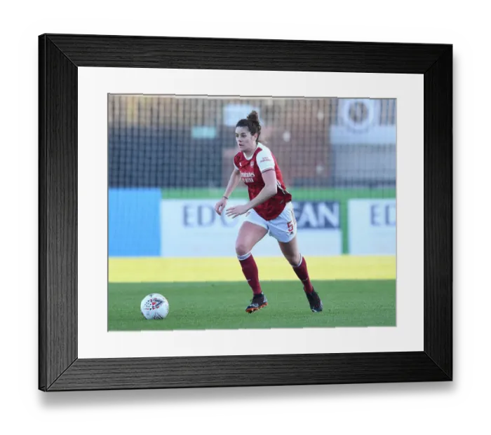 Framed Print : Arsenal's Jennifer Beattie in Action: FA WSL Match vs Birmingham City Women (2020-21) Framed Print : Arsenal's Jennifer Beattie in Action: FA WSL Match vs Birmingham City Women (2020-21)