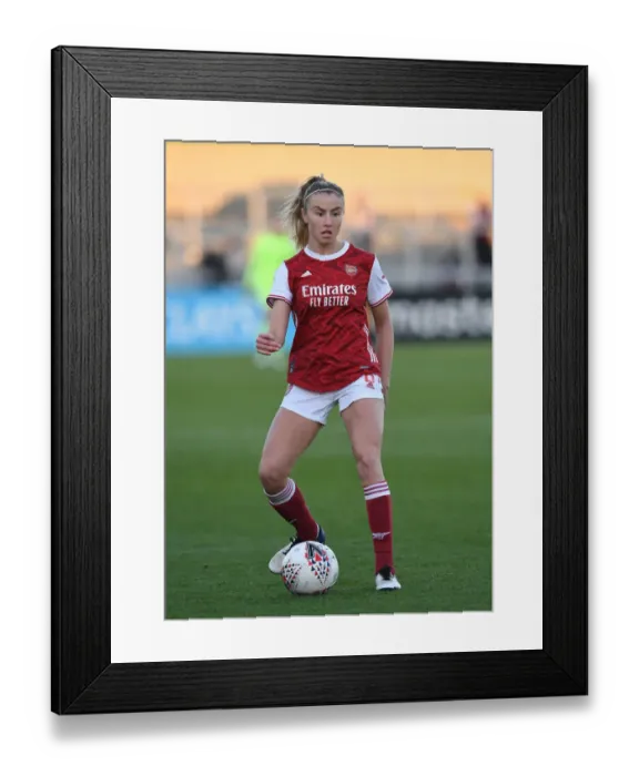 Framed Print : Arsenal's Leah Williamson in Action: FA WSL Match vs Birmingham City Women, 2020-21 Framed Print : Arsenal's Leah Williamson in Action: FA WSL Match vs Birmingham City Women, 2020-21