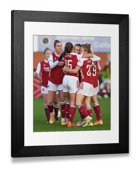 Framed Print : Arsenal Women's Super League Victory: Caitlin Foord Scores First Goal Against Birmingham City Framed Print : Arsenal Women's Super League Victory: Caitlin Foord Scores First Goal Against Birmingham City
