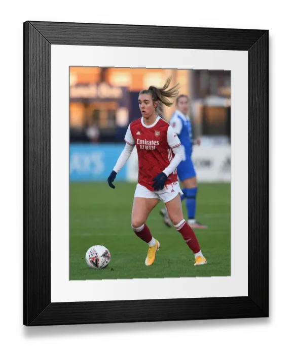 Framed Print : Arsenal's Jill Roord Stands Out: Arsenal Women vs Birmingham City Women, FA WSL 2020-21