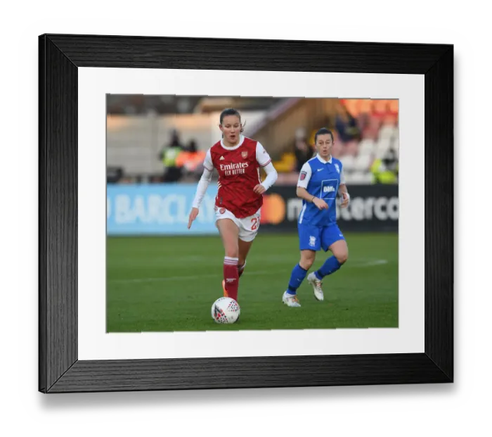 Framed Print : Malin Gut in Action: Arsenal Women vs Birmingham City Women, FA WSL 2020