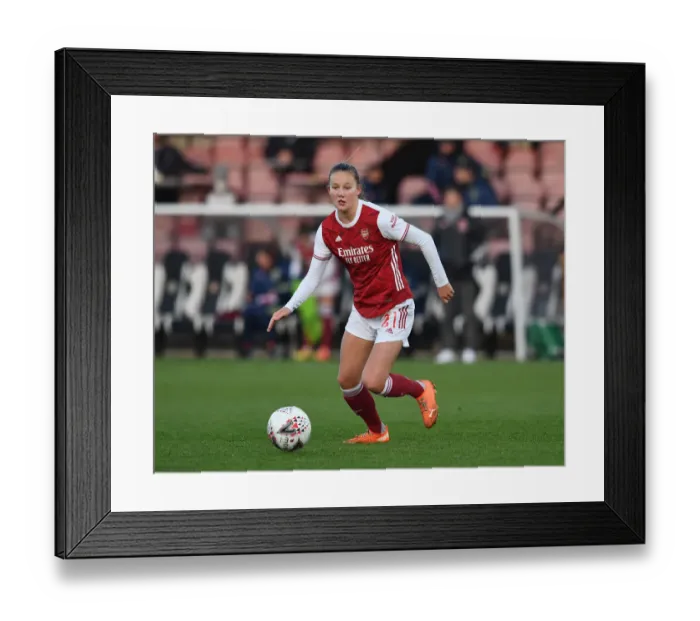 Framed Print : Arsenal's Malin Gut in Action: Arsenal Women vs Birmingham City Women, FA WSL, December 2020