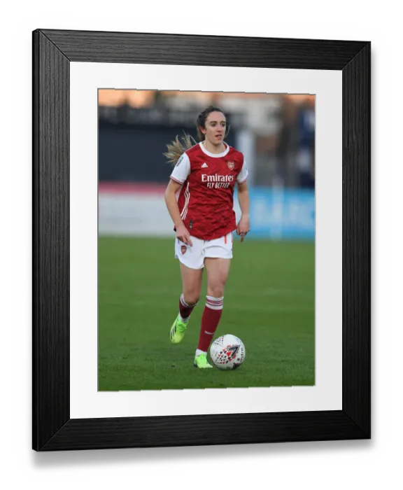 Framed Print : Arsenal's Lisa Evans in Action: Arsenal Women vs Birmingham City Women (FA WSL 2020-21)