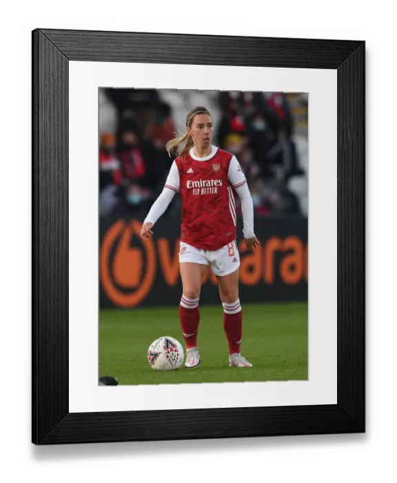Framed Print : Arsenal's Jordan Nobbs in Action: Arsenal Women vs Birmingham City Women, Barclays FA WSL (December 2020)
