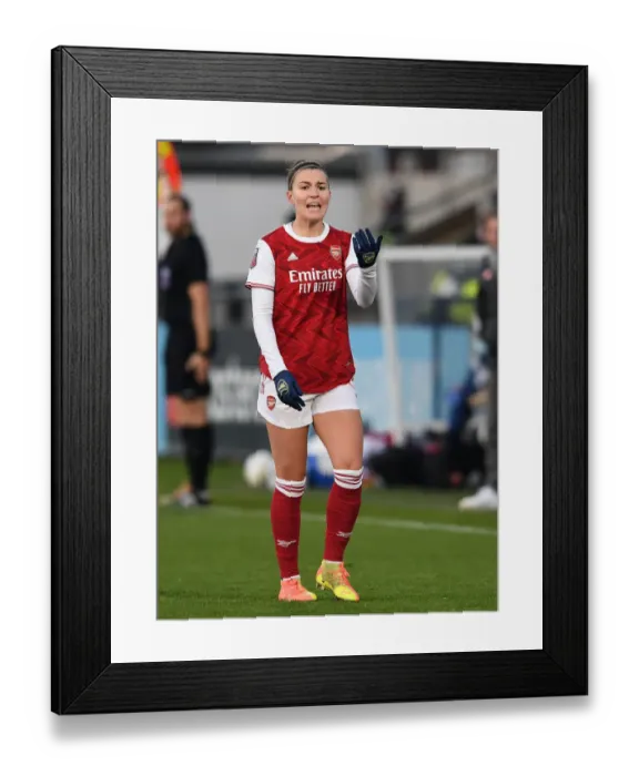Framed Print : Steph Catley in Action: Arsenal Women vs Birmingham City Women, FA WSL Match, 2020-21 Framed Print : Steph Catley in Action: Arsenal Women vs Birmingham City Women, FA WSL Match, 2020-21