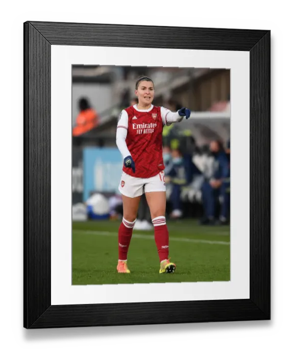 Framed Print : Steph Catley in Action: Arsenal Women vs Birmingham City Women, FA WSL Match
