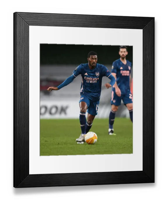 Framed Print : Arsenal's Ainsley Maitland-Niles in Action during UEFA Europa League Match against Dundalk Framed Print : Arsenal's Ainsley Maitland-Niles in Action during UEFA Europa League Match against Dundalk