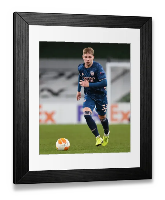 Framed Print : Emile Smith Rowe Shines in Arsenal's Europa League Victory over Dundalk FC Framed Print : Emile Smith Rowe Shines in Arsenal's Europa League Victory over Dundalk FC