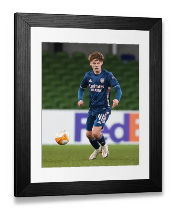 Framed Print : Arsenal's Ben Cottrell in Action during UEFA Europa League Match against Dundalk FC Framed Print : Arsenal's Ben Cottrell in Action during UEFA Europa League Match against Dundalk FC