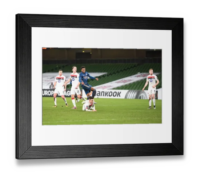 Framed Print : Joe Willock Scores as Arsenal Crush Dundalk in Europa League Clash Framed Print : Joe Willock Scores as Arsenal Crush Dundalk in Europa League Clash