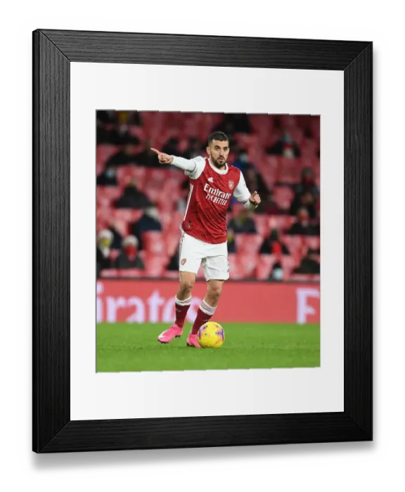 Framed Print : Dani Ceballos Stars: Arsenal's Win Against Burnley (Premier League 2020-21)