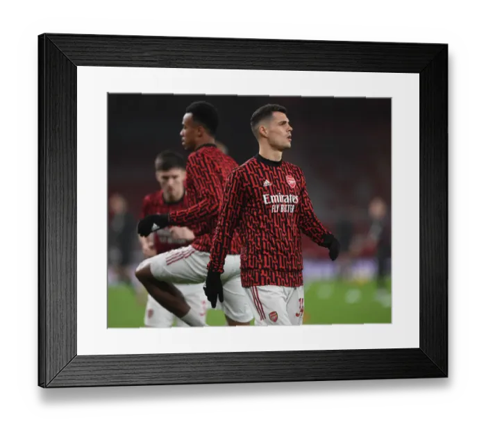 Framed Print : Arsenal's Granit Xhaka Gears Up: Arsenal v Burnley, Premier League 2020-21 Framed Print : Arsenal's Granit Xhaka Gears Up: Arsenal v Burnley, Premier League 2020-21