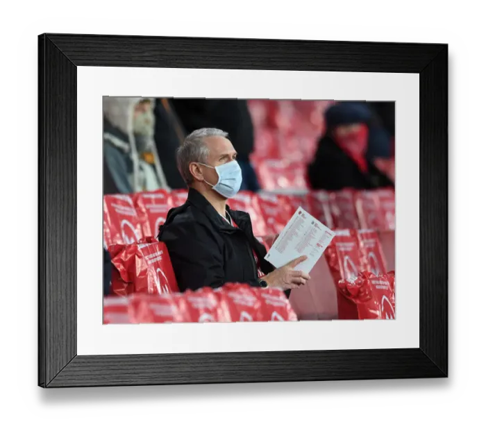 Framed Print : Arsenal Fans Eagerness: A Sea of Passion at Emirates Stadium