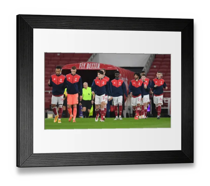 Framed Print : Arsenal Players Gear Up for Burnley Clash at Emirates Stadium Framed Print : Arsenal Players Gear Up for Burnley Clash at Emirates Stadium