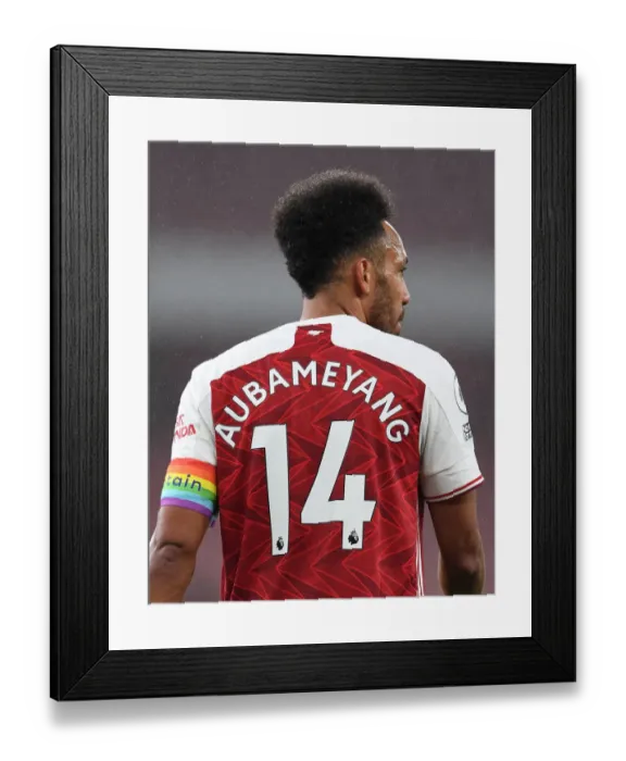 Framed Print : Arsenal's Aubameyang Scores Brace: Arsenal Victorious over Burnley (2020-21) Framed Print : Arsenal's Aubameyang Scores Brace: Arsenal Victorious over Burnley (2020-21)