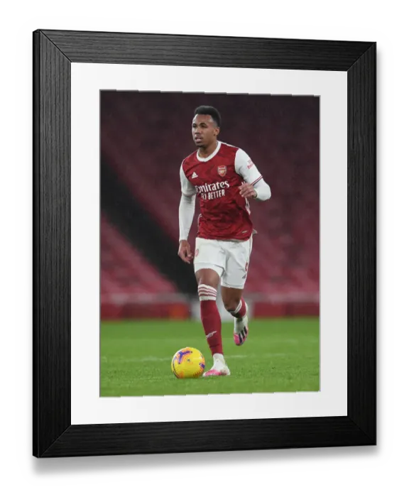 Framed Print : Gabriel Magalhaes in Action: Arsenal vs Burnley, Premier League 2020-21