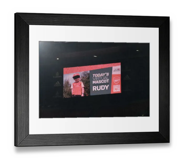 Framed Print : Arsenal vs Burnley: Premier League Clash at Emirates Stadium
