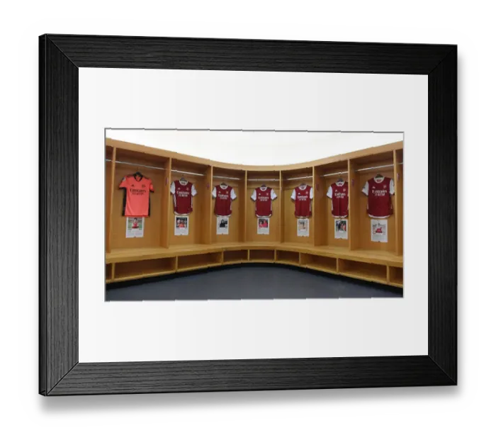 Framed Print : Arsenal's Empty Emirates: Coaching for Life Project and Arsenal vs Southampton, Premier League 2020-21