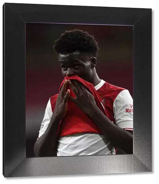 Arsenal's Bukayo Saka in Action against Southampton in the Premier League (December 2020)