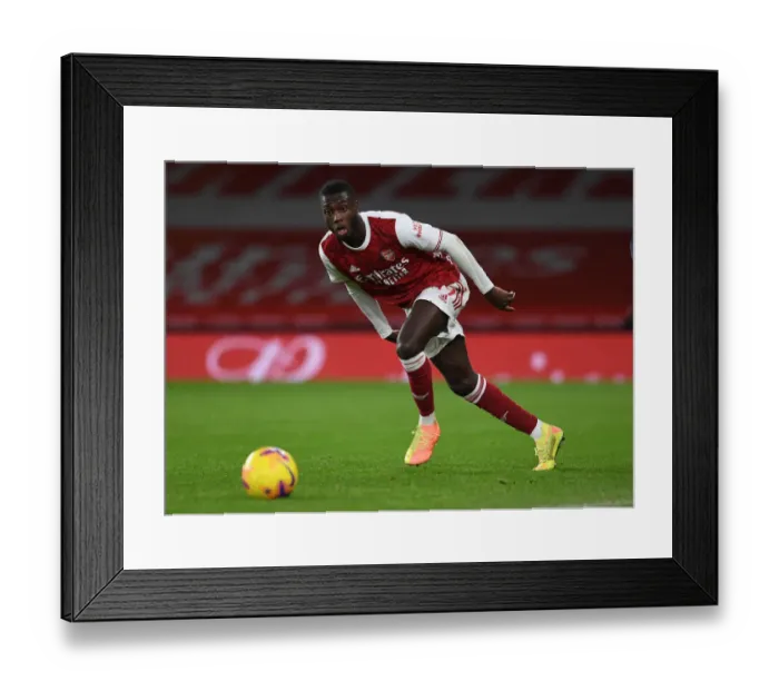 Framed Print : Arsenal's Nicolas Pepe in Action: Arsenal vs Southampton (Premier League 2020-21) Framed Print : Arsenal's Nicolas Pepe in Action: Arsenal vs Southampton (Premier League 2020-21)