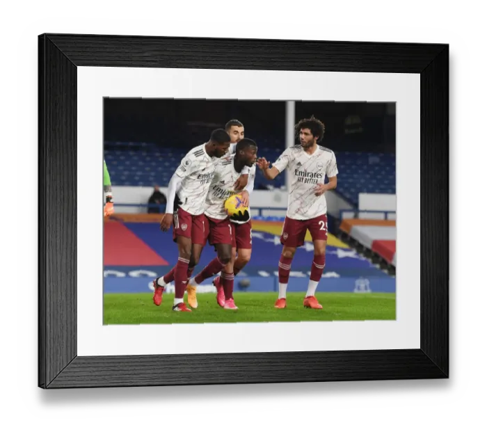 Framed Print : Pepe's Thriller: Arsenal's Game-Winning Goal vs Everton in Premier League 2020-21 Framed Print : Pepe's Thriller: Arsenal's Game-Winning Goal vs Everton in Premier League 2020-21