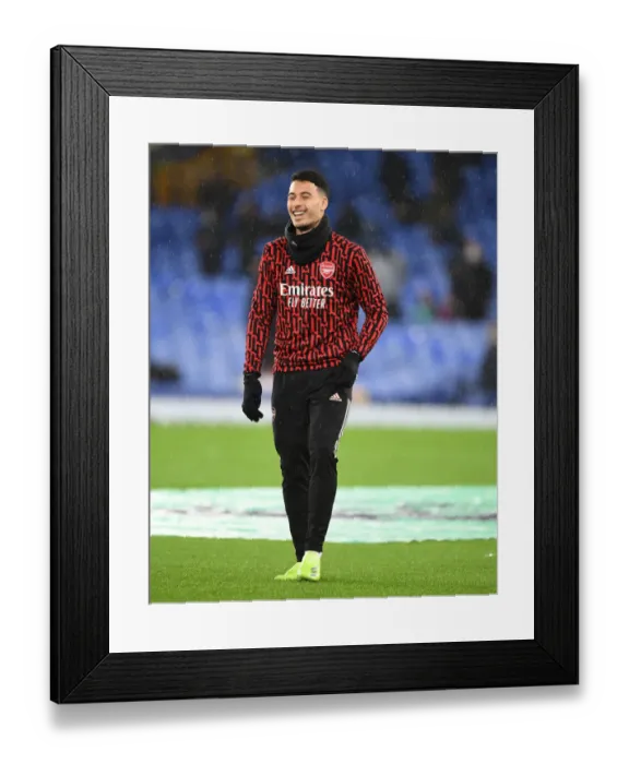 Framed Print : Gabriel Martinelli Ready for Everton vs Arsenal Clash in Premier League (December 2020) Framed Print : Gabriel Martinelli Ready for Everton vs Arsenal Clash in Premier League (December 2020)