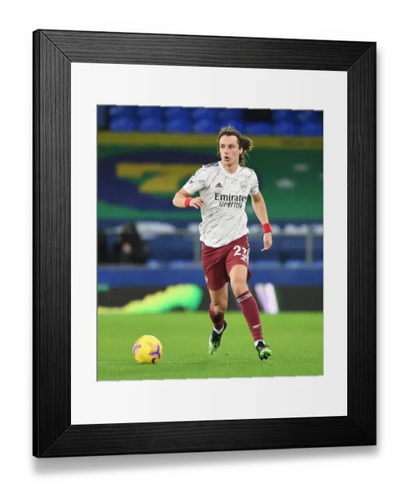 Framed Print : David Luiz in Action: Everton vs Arsenal, Premier League 2020-21 Framed Print : David Luiz in Action: Everton vs Arsenal, Premier League 2020-21