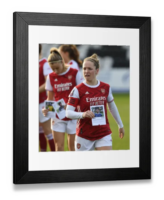 Framed Print : Arsenal's Kim Little Supports Community Program Participant at Arsenal Women's Match vs Everton Framed Print : Arsenal's Kim Little Supports Community Program Participant at Arsenal Women's Match vs Everton