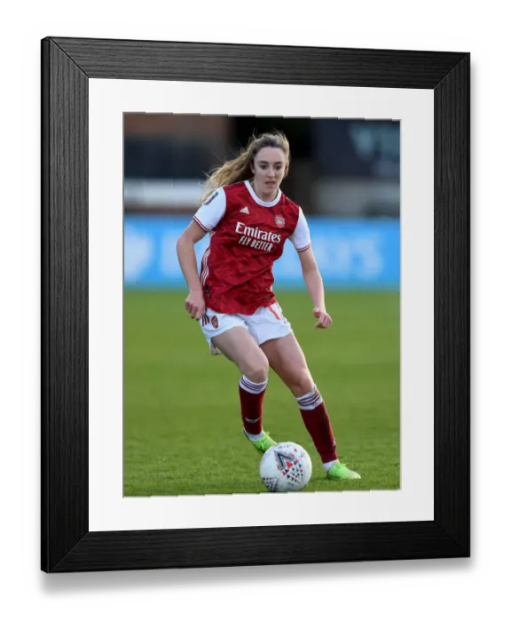 Framed Print : Arsenal Women vs Everton Women: Lisa Evans in Action - Barclays FA WSL Clash at Meadow Park (2020-21) Framed Print : Arsenal Women vs Everton Women: Lisa Evans in Action - Barclays FA WSL Clash at Meadow Park (2020-21)