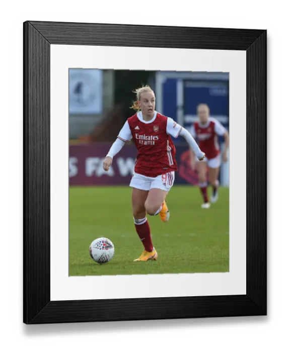 Framed Print : Arsenal's Beth Mead Shines in FA WSL Match against Everton Women (December 2020)