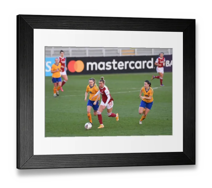 Framed Print : Arsenal Women vs. Everton Women: Clash in the FA WSL Framed Print : Arsenal Women vs. Everton Women: Clash in the FA WSL
