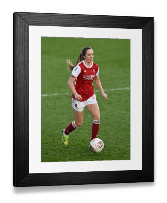 Framed Print : Arsenal Women vs Everton Women: Lisa Evans in Action - Barclays FA WSL Clash at Meadow Park (2020-21)