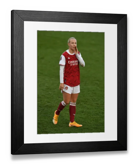 Framed Print : Arsenal Women vs Everton Women: Beth Mead in Action - Barclays FA WSL Match, December 2020