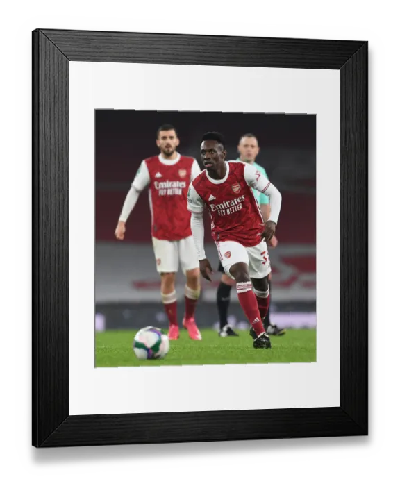 Framed Print : Arsenal vs Manchester City: Carabao Cup Quarterfinal at Emirates Stadium (Behind Closed Doors)