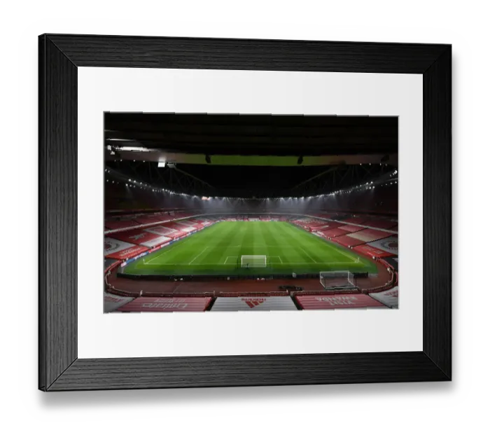 Framed Print : Arsenal vs Manchester City - Carabao Cup Quarterfinal at Emirates Stadium (Behind Closed Doors)