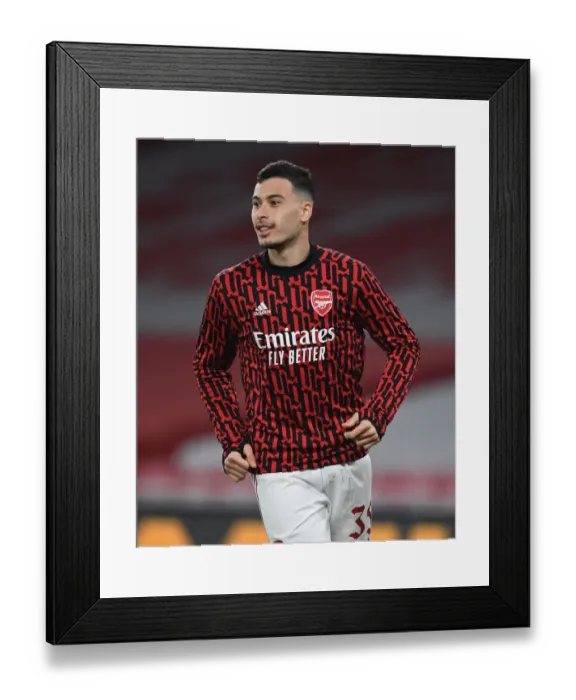 Framed Print : Gabriel Martinelli Prepares for Arsenal vs. Manchester City Carabao Cup Showdown at Empty Emirates Stadium Framed Print : Gabriel Martinelli Prepares for Arsenal vs. Manchester City Carabao Cup Showdown at Empty Emirates Stadium